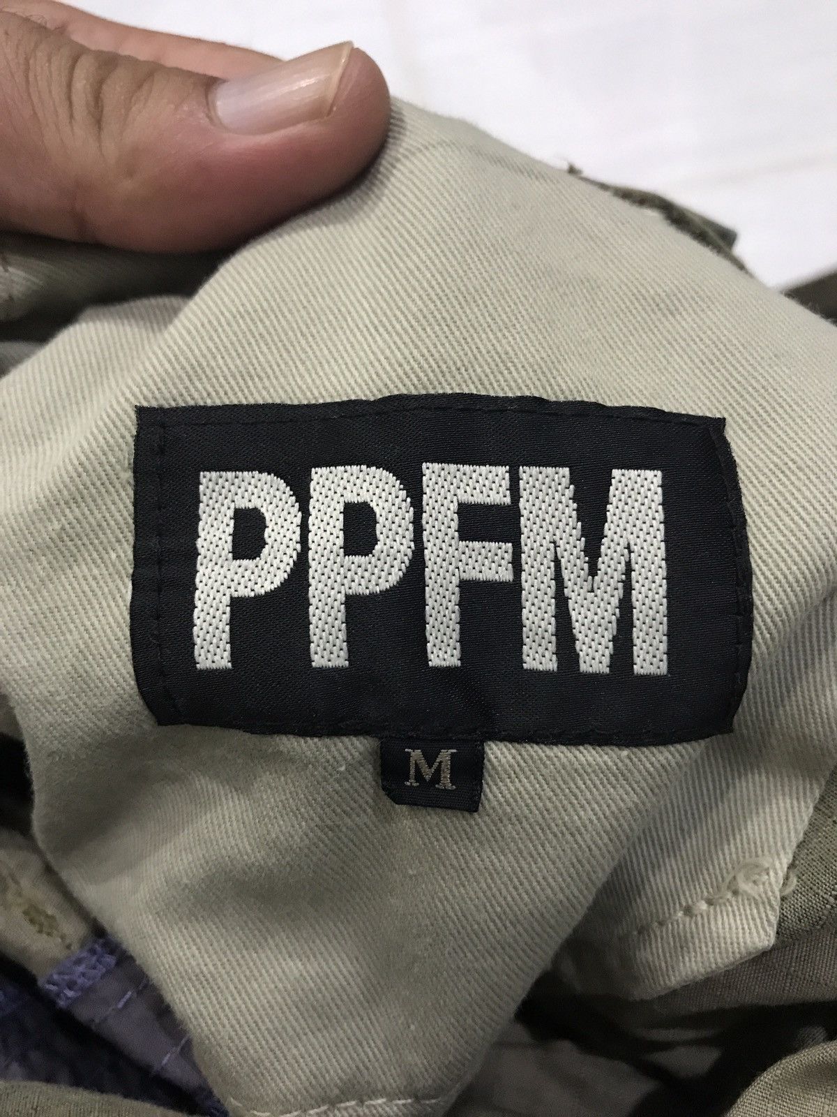 PPFM PPFM Japan Punk Designer Vintage Rare Archival Cargo Pant Size US 31 - 20 Thumbnail