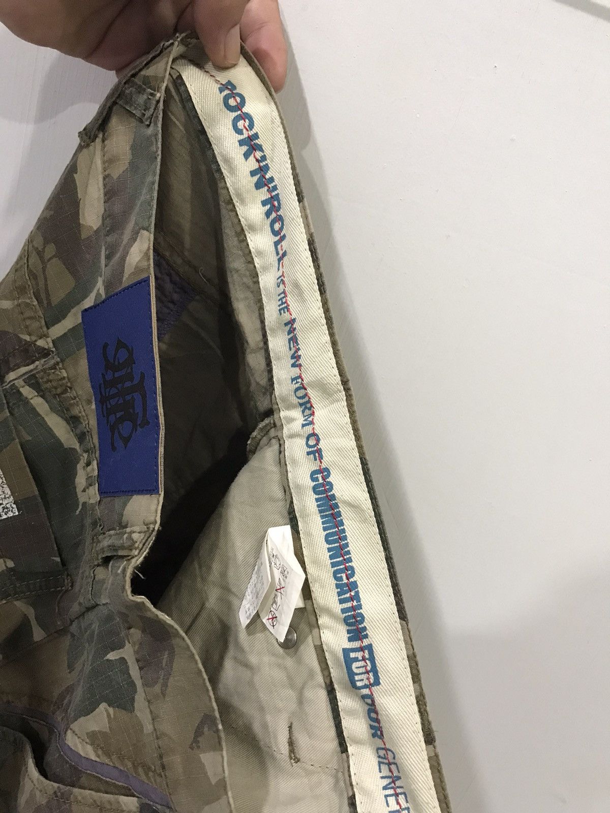 PPFM PPFM Japan Punk Designer Vintage Rare Archival Cargo Pant Size US 31 - 19 Thumbnail
