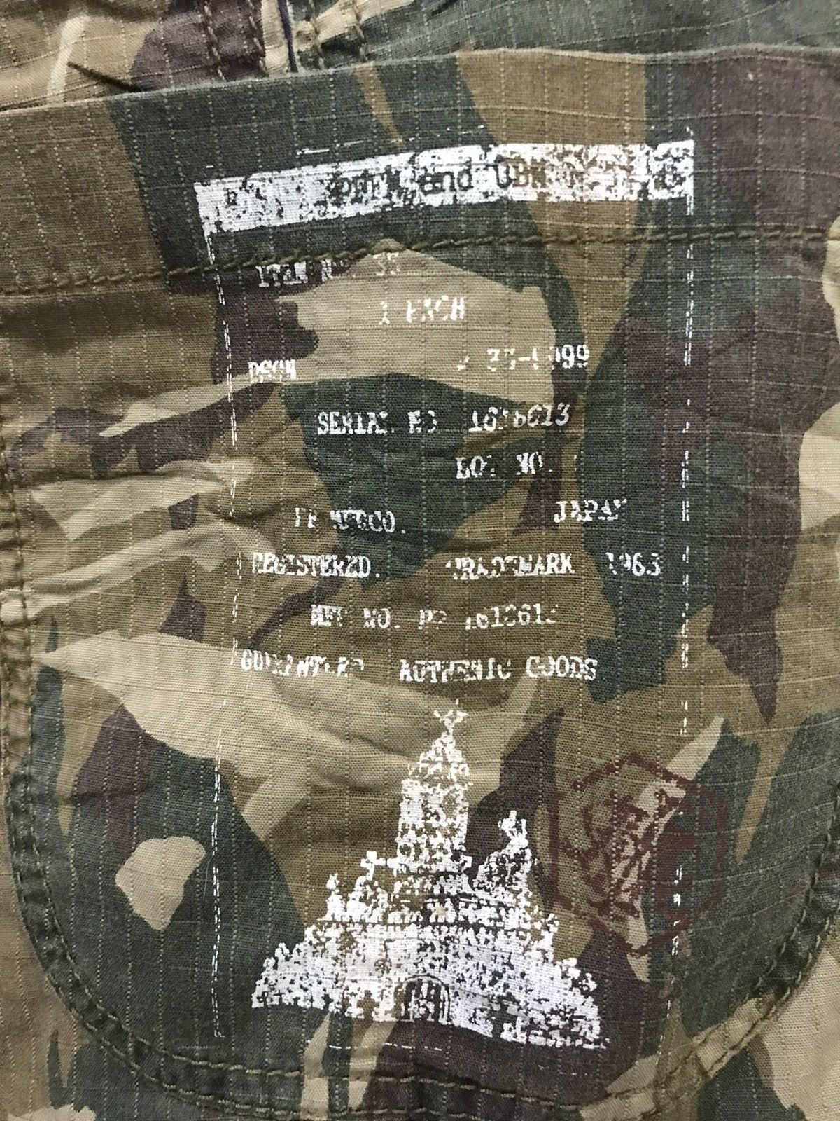 PPFM PPFM Japan Punk Designer Vintage Rare Archival Cargo Pant Size US 31 - 17 Thumbnail