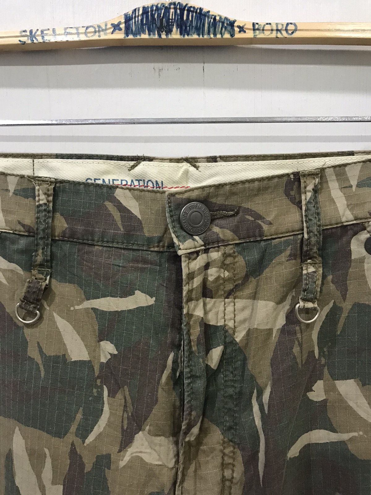 PPFM PPFM Japan Punk Designer Vintage Rare Archival Cargo Pant Size US 31 - 4 Thumbnail