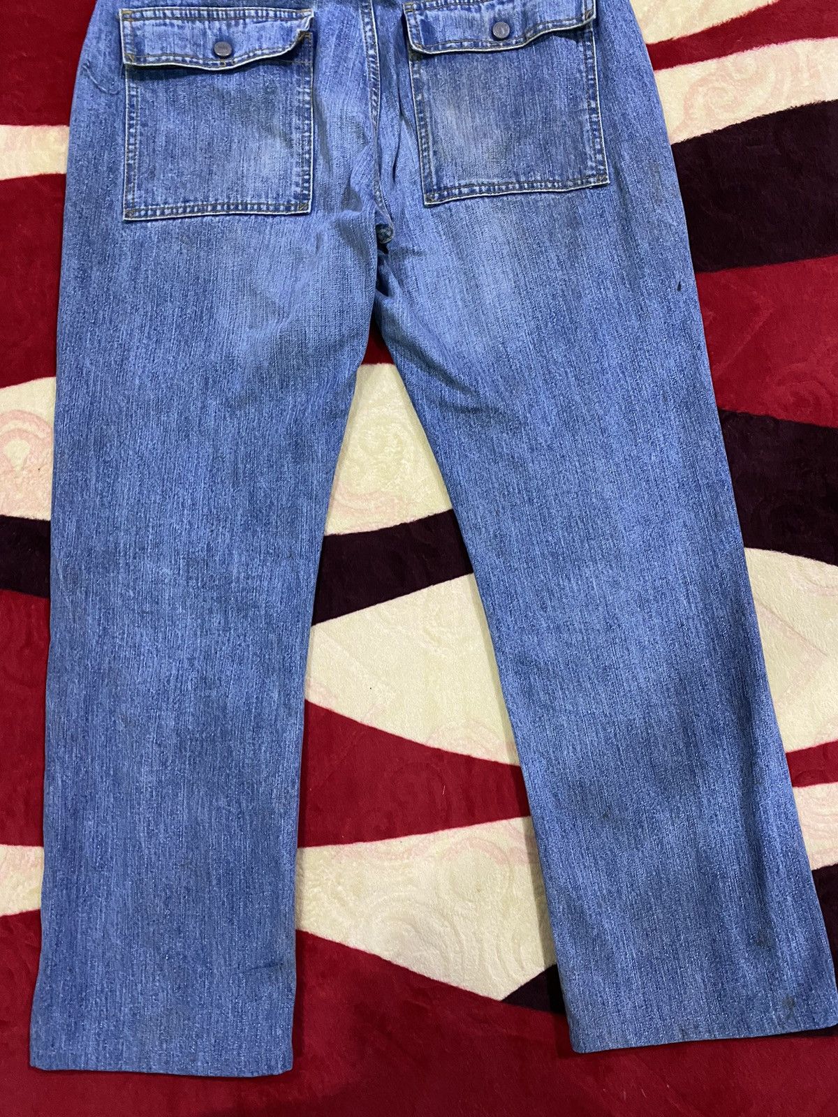 Uniqlo × Vintage 🔥 Rare and Distressed 🔥 Vintage Uniqlo Bush Pant Denim Size US 33 - 9 Thumbnail