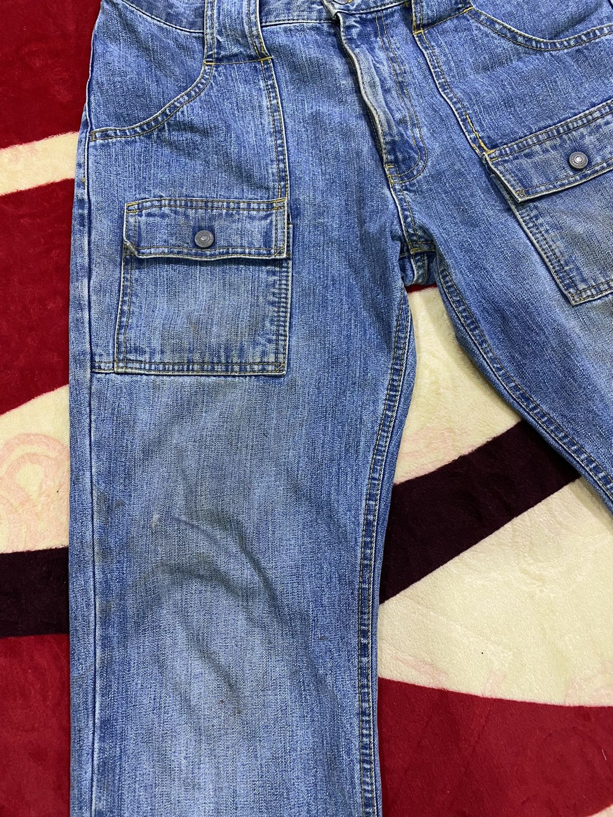 Uniqlo × Vintage 🔥 Rare and Distressed 🔥 Vintage Uniqlo Bush Pant Denim Size US 33 - 6 Thumbnail