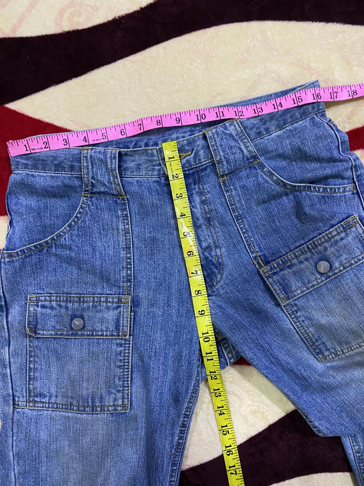 Uniqlo × Vintage 🔥 Rare and Distressed 🔥 Vintage Uniqlo Bush Pant Denim Size US 33 - 13 Thumbnail