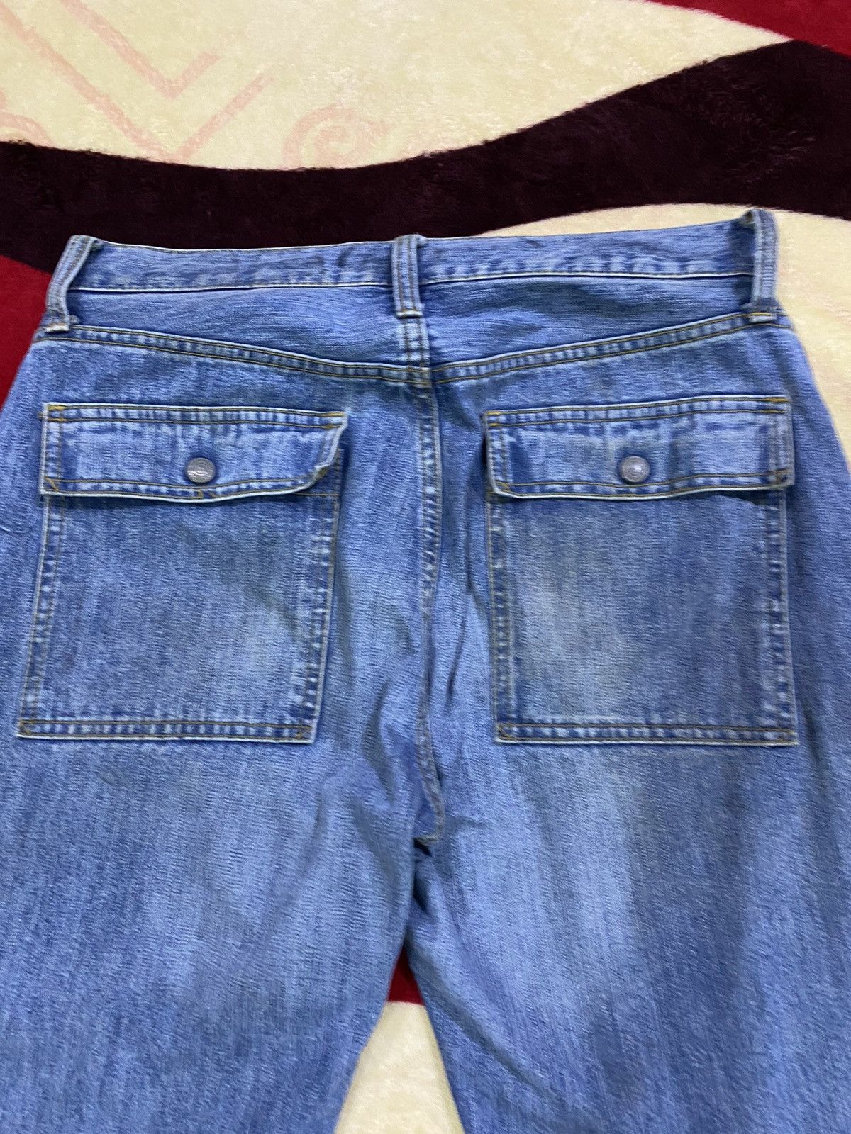 Uniqlo × Vintage 🔥 Rare and Distressed 🔥 Vintage Uniqlo Bush Pant Denim Size US 33 - 10 Thumbnail