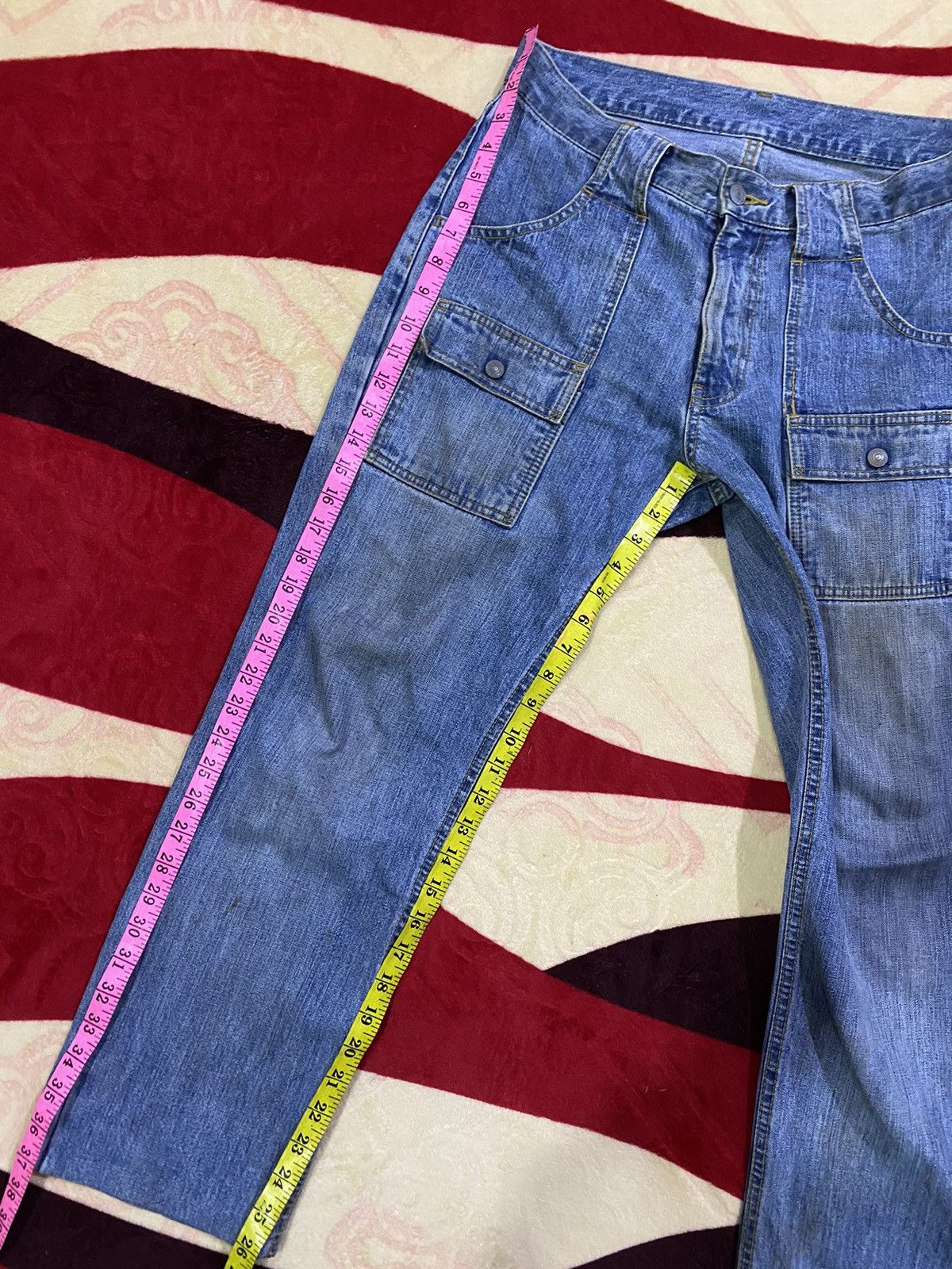 Uniqlo × Vintage 🔥 Rare and Distressed 🔥 Vintage Uniqlo Bush Pant Denim Size US 33 - 12 Thumbnail