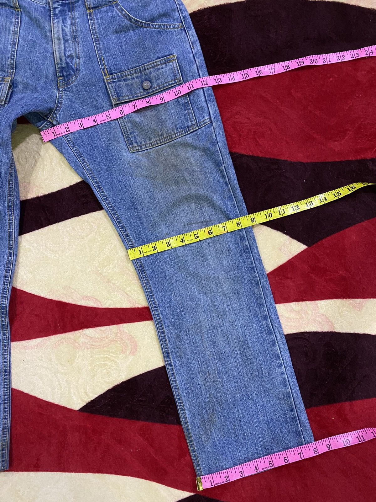 Uniqlo × Vintage 🔥 Rare and Distressed 🔥 Vintage Uniqlo Bush Pant Denim Size US 33 - 14 Thumbnail