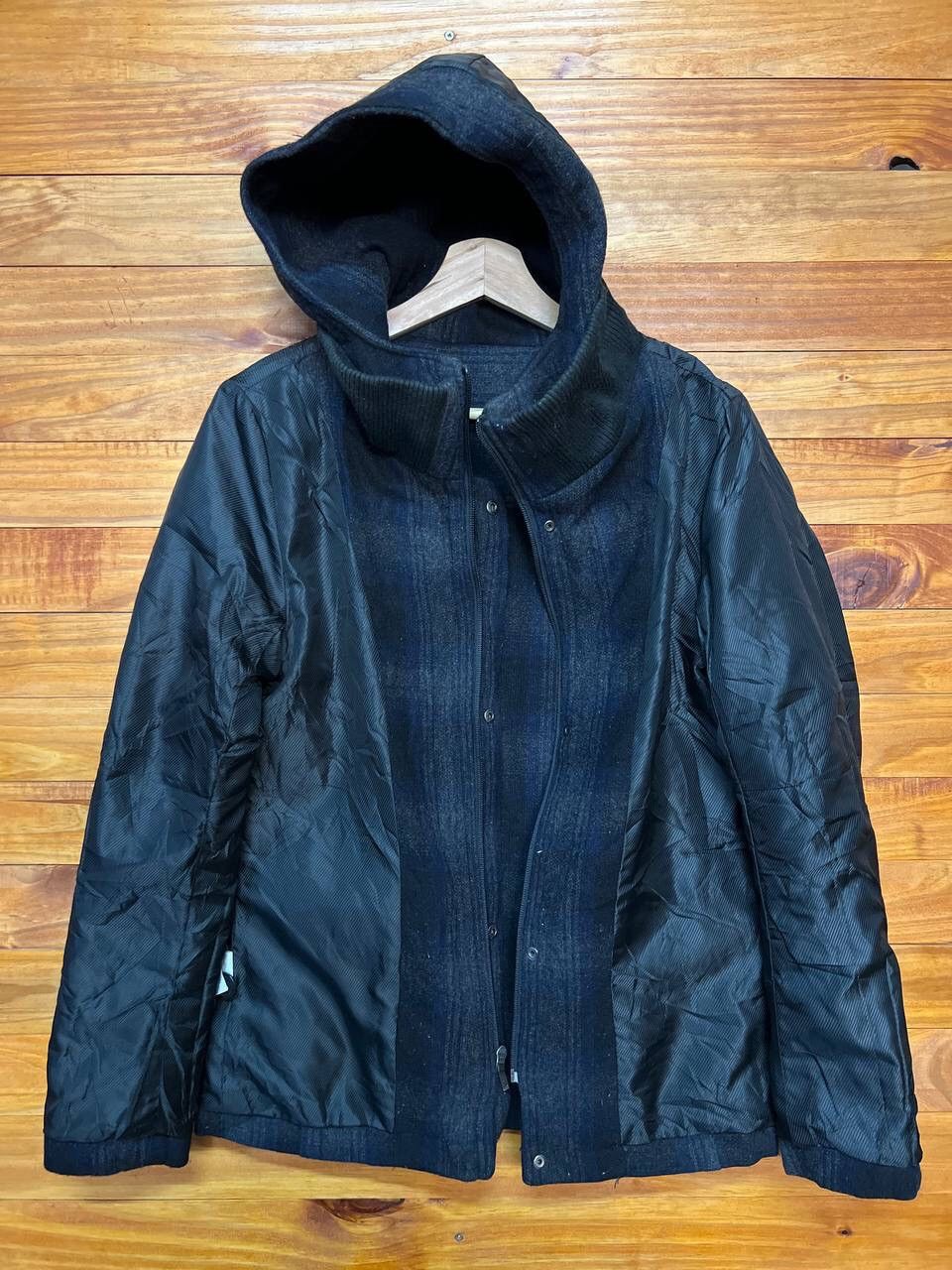 Japanese Brand SPLENDID SATISFACTION WOOL HOODIE JACKET Size US M / EU 48-50 / 2 - 12 Thumbnail