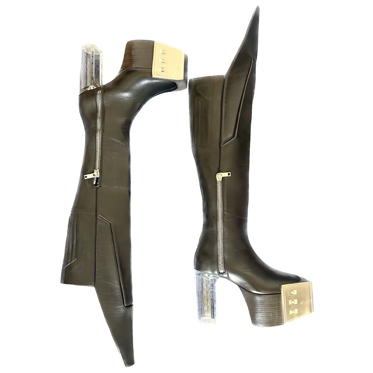 Rick Owens Rick Owens: Shield Wader Kiss Boots SS21 | Grailed