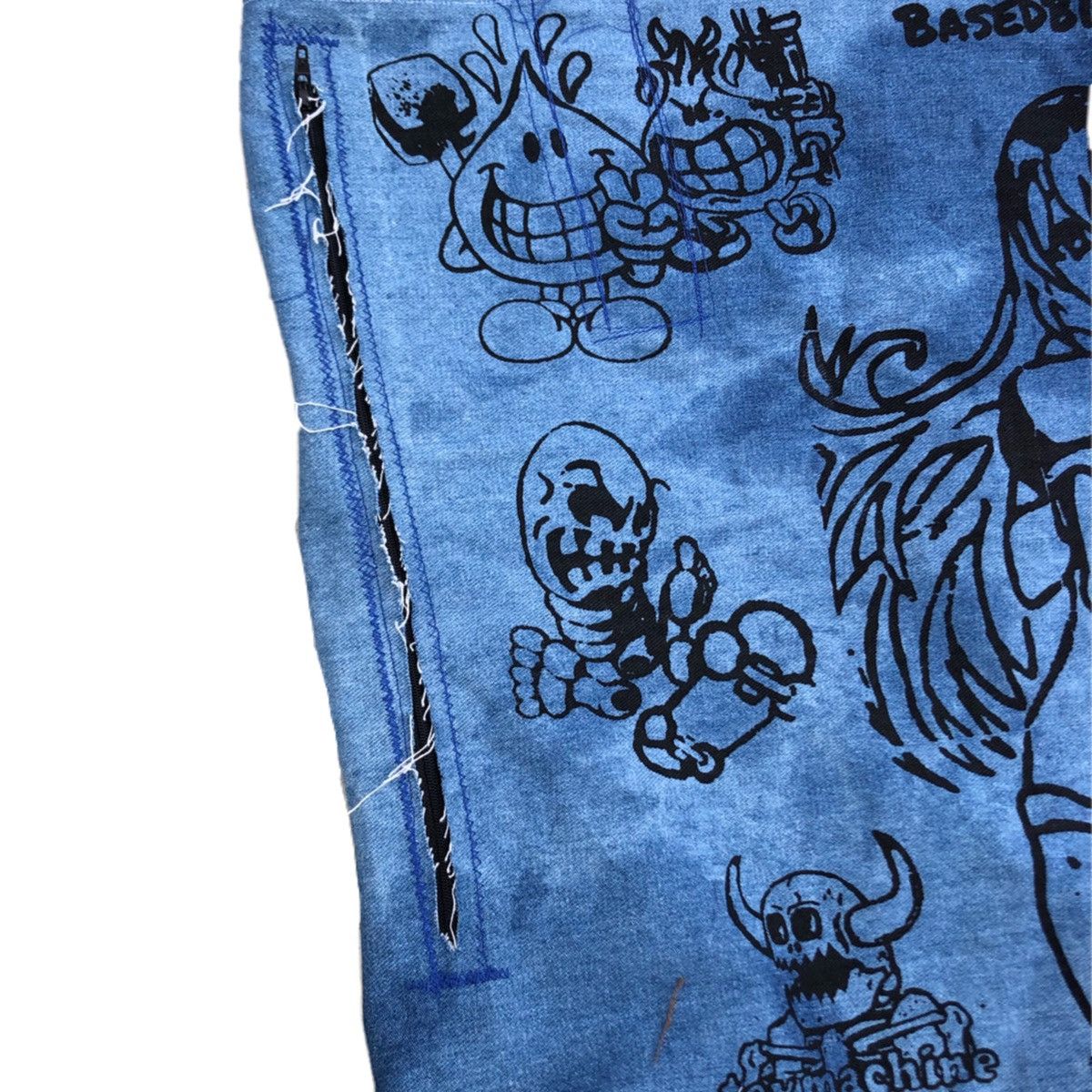 Designer Basedbich large denim tote Size ONE SIZE - 3 Thumbnail