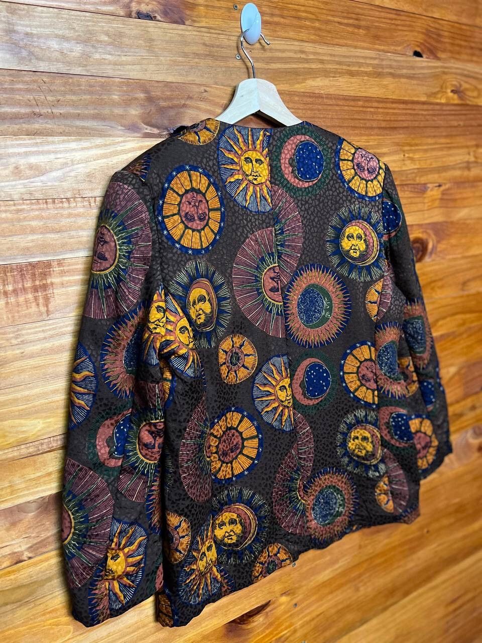 Japanese Brand RARE 🔥BELLE VOGUE PATTERNS LOUNGE JACKET Size 34R - 6 Thumbnail