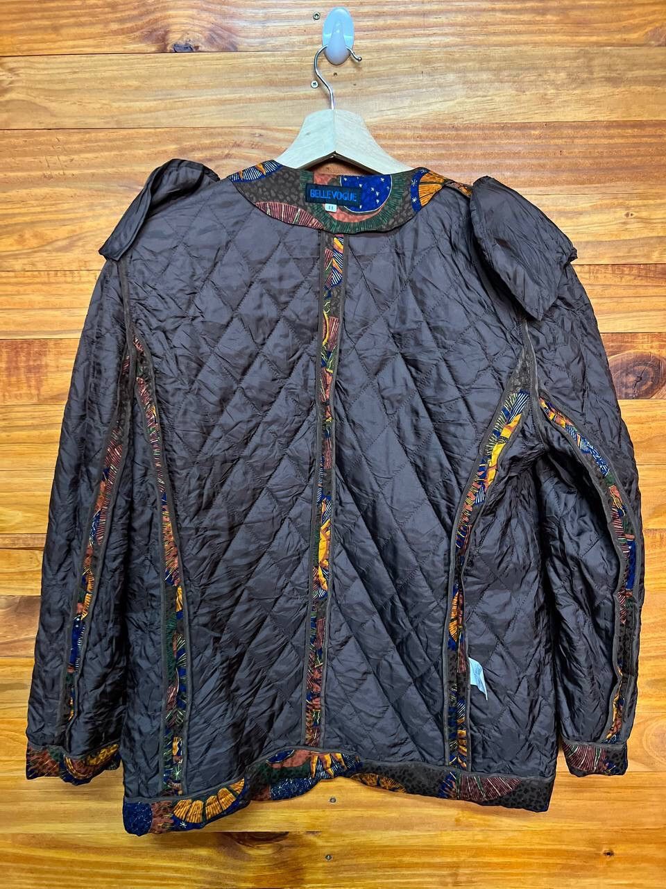 Japanese Brand RARE 🔥BELLE VOGUE PATTERNS LOUNGE JACKET Size 34R - 14 Thumbnail