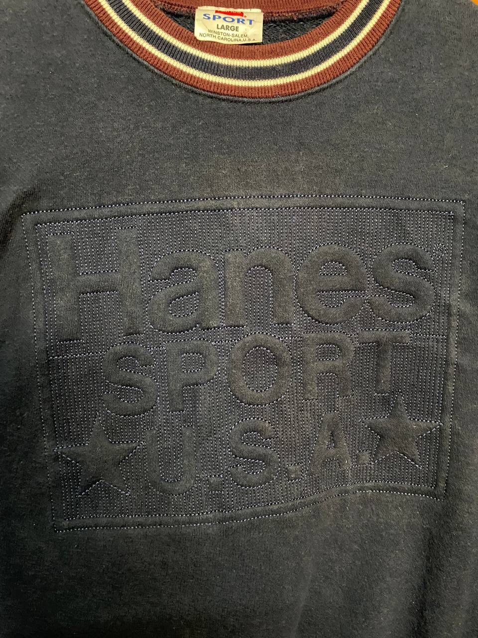 Hanes VINTAGE HANES SPORT USA SWEATSHIRT Size US L / EU 52-54 / 3 - 10 Thumbnail