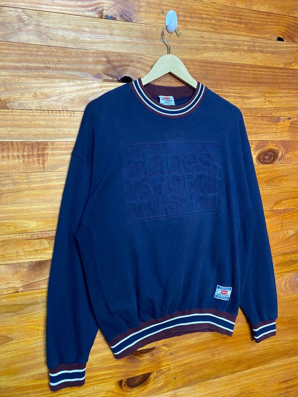 Hanes VINTAGE HANES SPORT USA SWEATSHIRT Size US L / EU 52-54 / 3 - 2 Thumbnail
