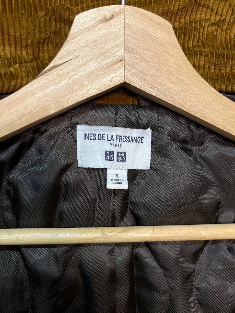 Japanese Brand INES DE LA FRESSANGE DOUBLE BREAST CORDUROY JACKET Size US S / EU 44-46 / 1 - 9 Thumbnail