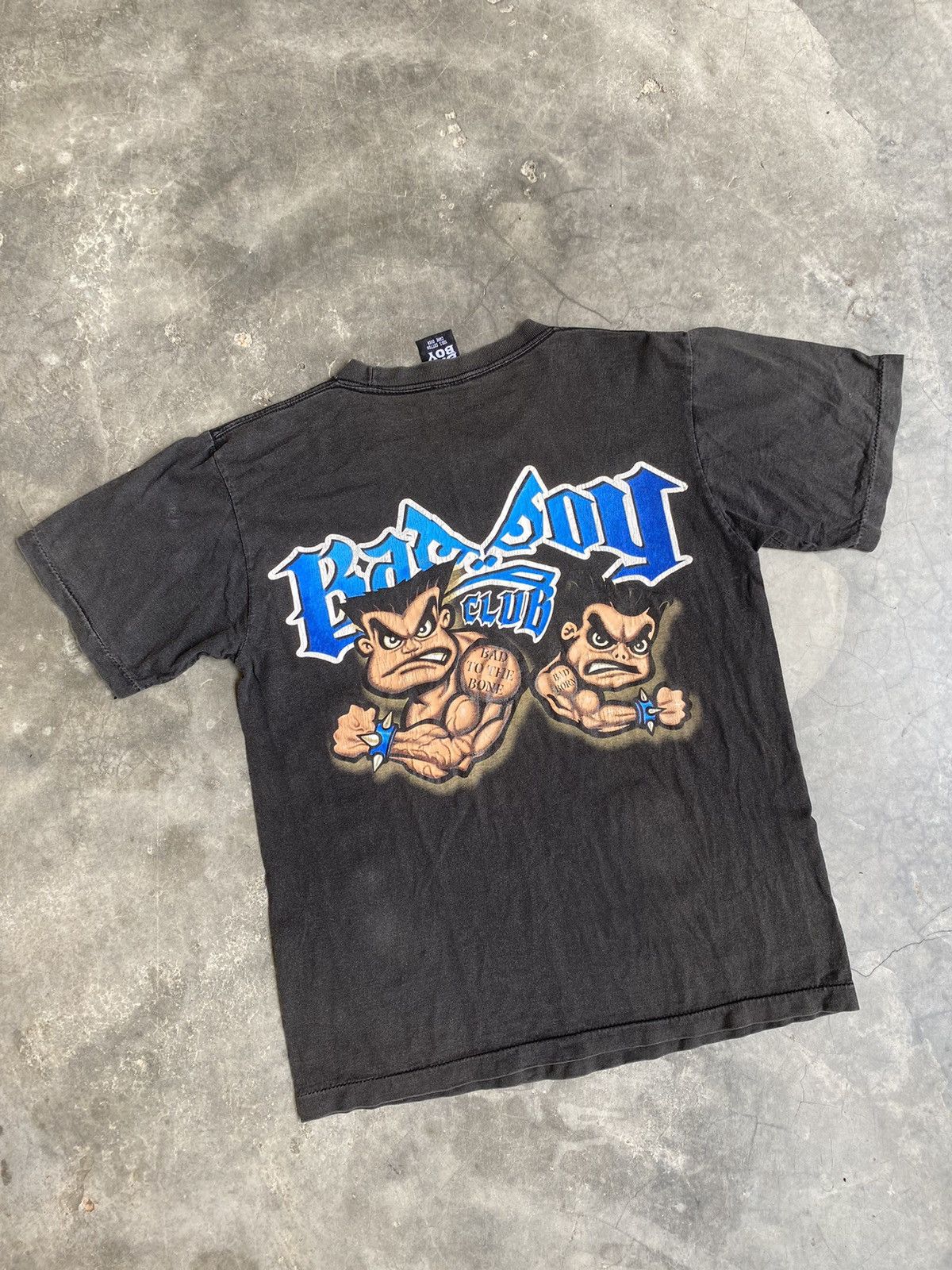 image of Jnco x Vintage Bad Boy Muscle Guy in Black, Men's (Size Small)
