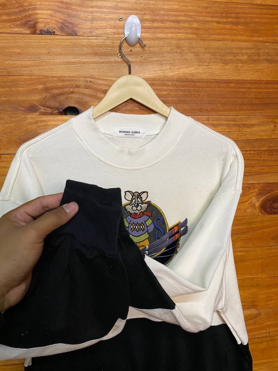 Japanese Brand VINTAGE HOMME LIBRE MONSIEUR WINTER SPORT SWEATSHIRT Size US XL / EU 56 / 4 - 5 Thumbnail