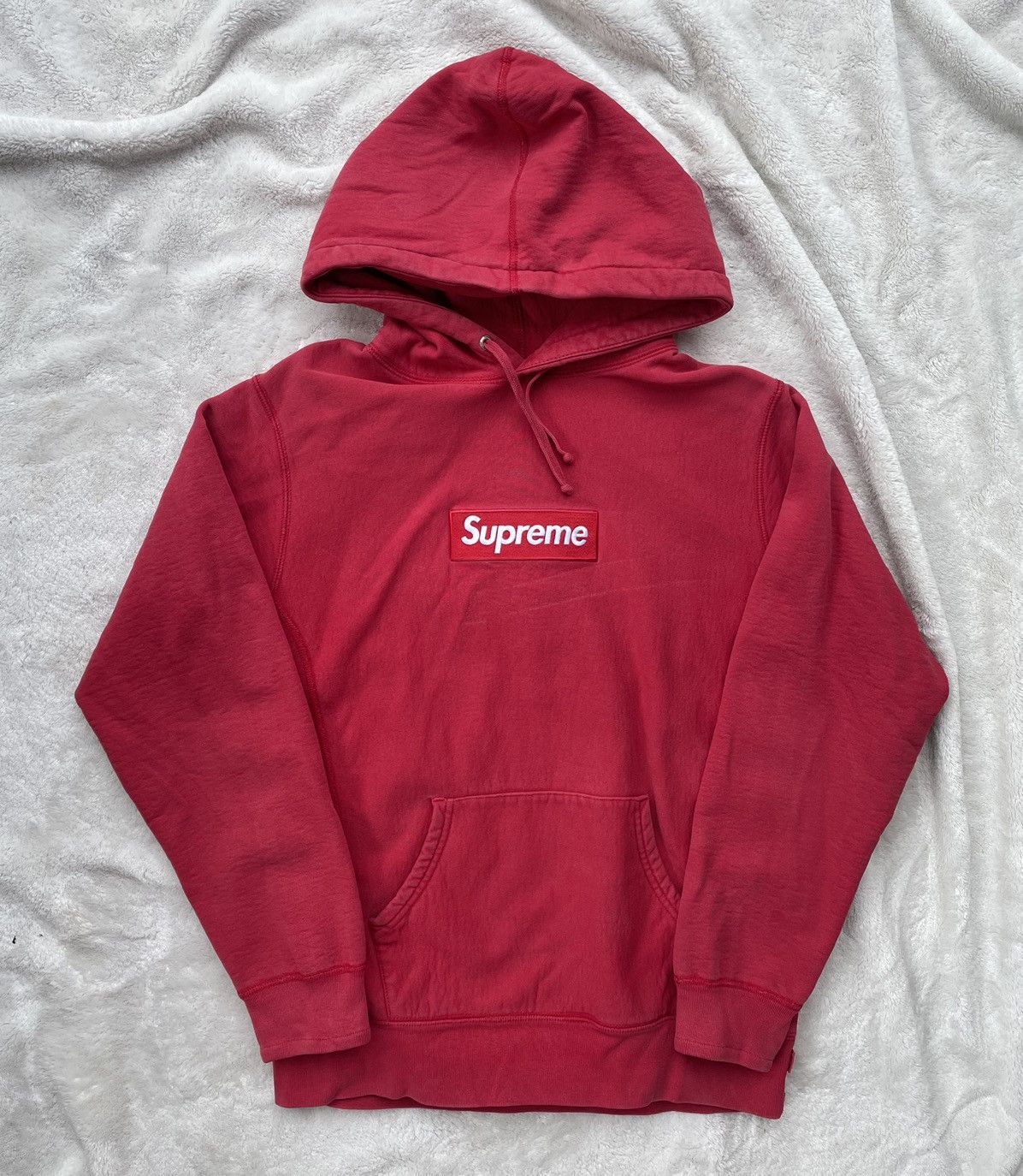 Supreme Supreme Red 2008 Box Logo Hoodie Grailed