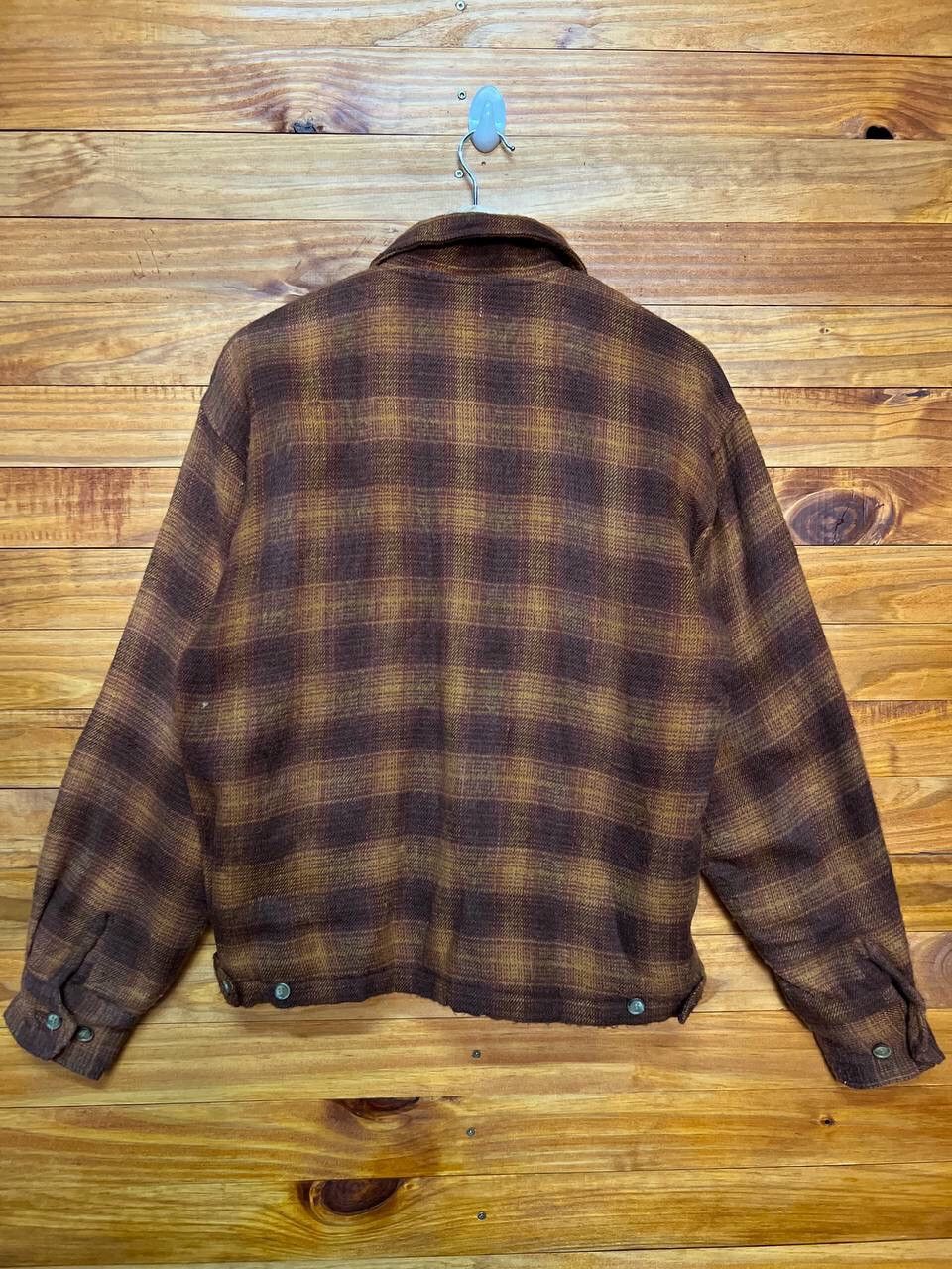 Vintage VINTAGE WOOL PLAID TARTAN JACKET Size US M / EU 48-50 / 2 - 8 Thumbnail