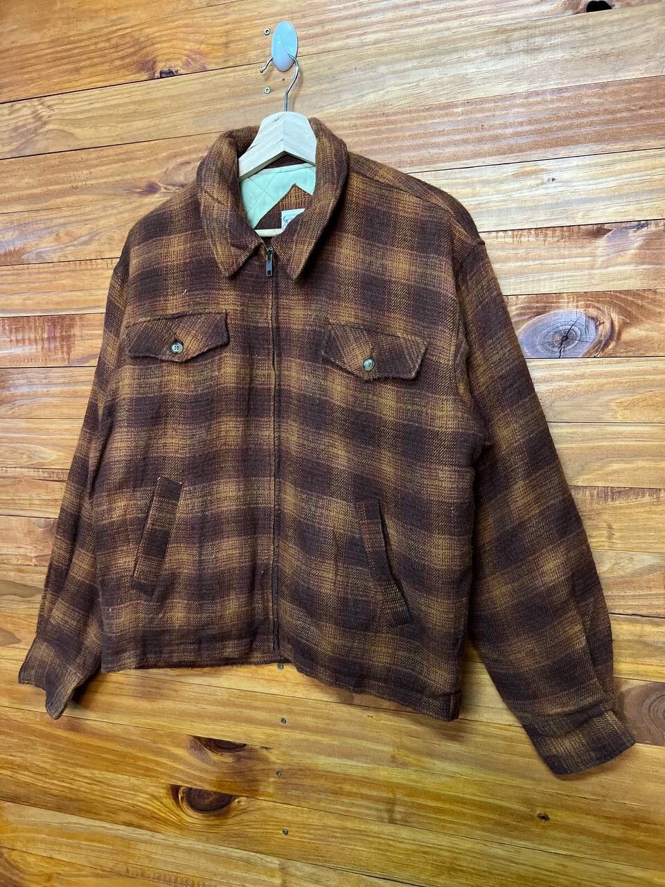 Vintage VINTAGE WOOL PLAID TARTAN JACKET Size US M / EU 48-50 / 2 - 3 Thumbnail