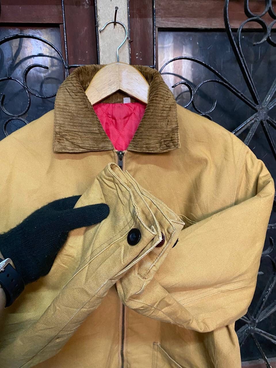 Japanese Brand 🔥VINTAGE CHORE COAT QUILT LINED COTTON DUCK JACKET Size US M / EU 48-50 / 2 - 8 Thumbnail