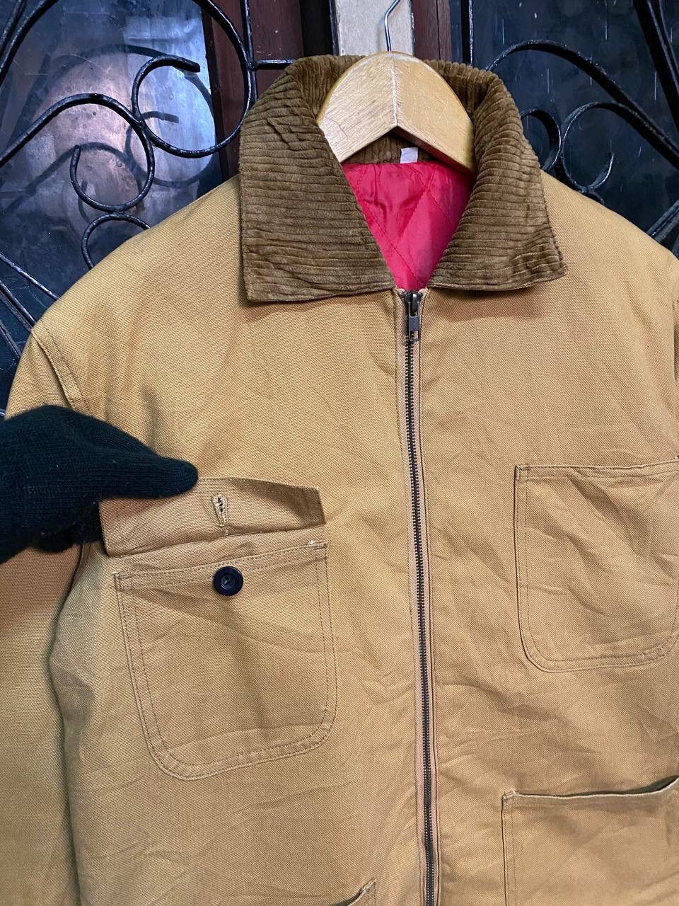 Japanese Brand 🔥VINTAGE CHORE COAT QUILT LINED COTTON DUCK JACKET Size US M / EU 48-50 / 2 - 7 Thumbnail