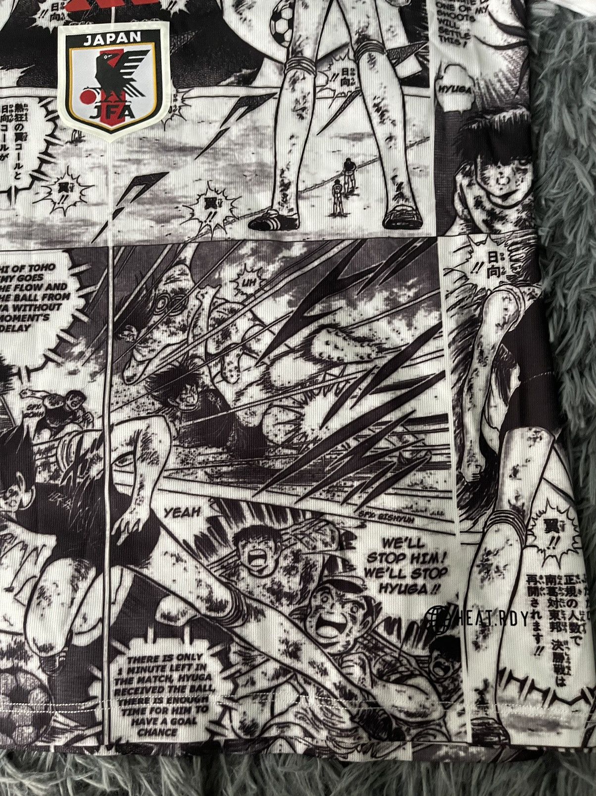Adidas × Japanese Brand 🇯🇵 Adidas JFA anime manga graphic Japanese football jersey Size US L / EU 52-54 / 3 - 5 Thumbnail