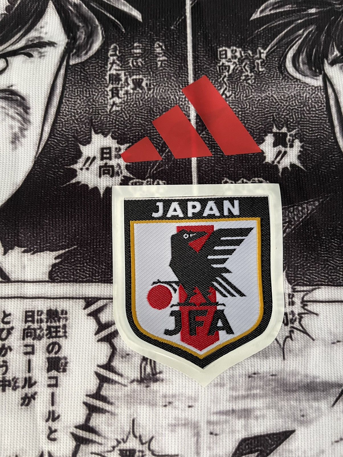 Adidas × Japanese Brand 🇯🇵 Adidas JFA anime manga graphic Japanese football jersey Size US L / EU 52-54 / 3 - 10 Thumbnail