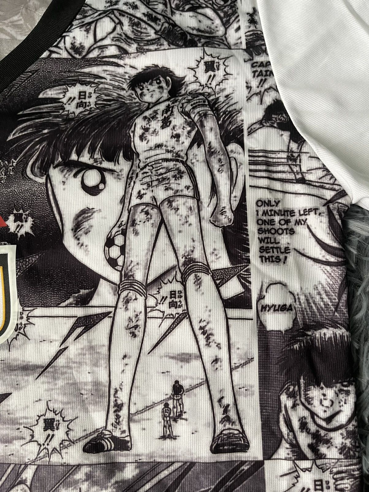 Adidas × Japanese Brand 🇯🇵 Adidas JFA anime manga graphic Japanese football jersey Size US L / EU 52-54 / 3 - 4 Thumbnail