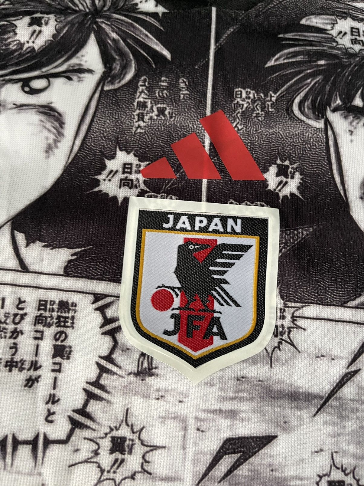 Adidas × Japanese Brand 🇯🇵 Adidas JFA anime manga graphic Japanese football jersey Size US L / EU 52-54 / 3 - 3 Thumbnail