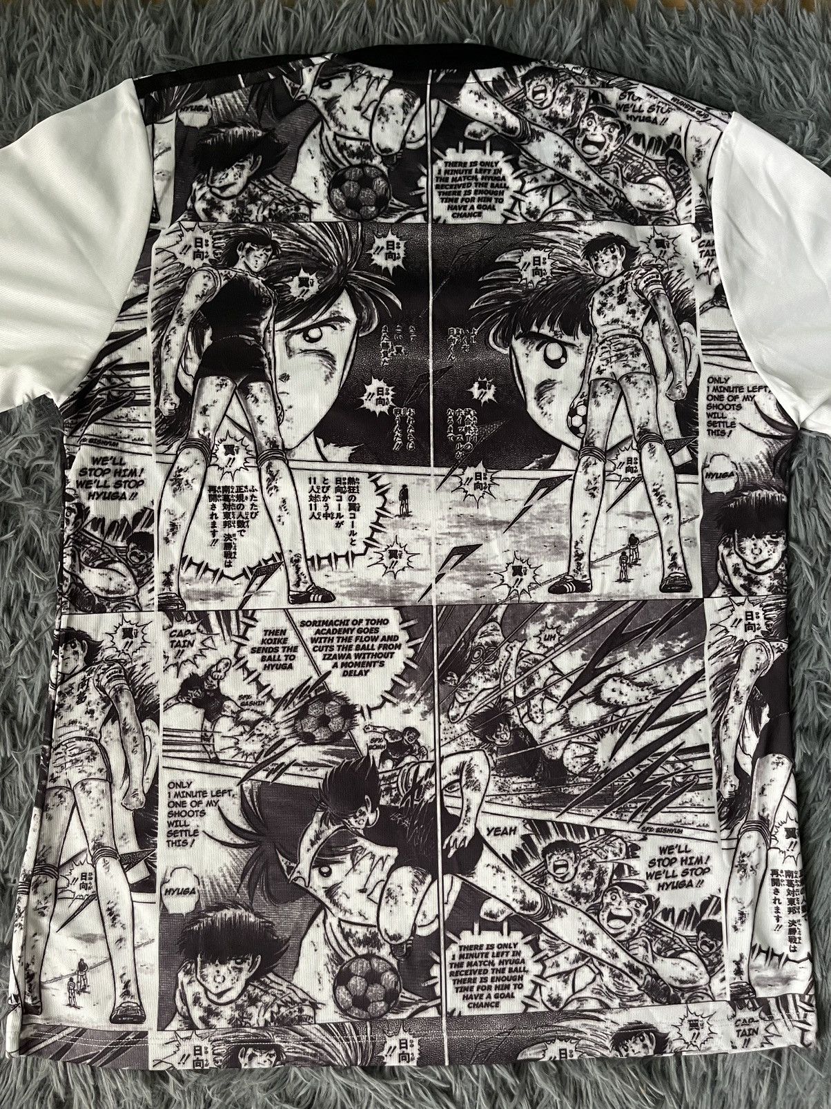 Adidas × Japanese Brand 🇯🇵 Adidas JFA anime manga graphic Japanese football jersey Size US L / EU 52-54 / 3 - 16 Thumbnail