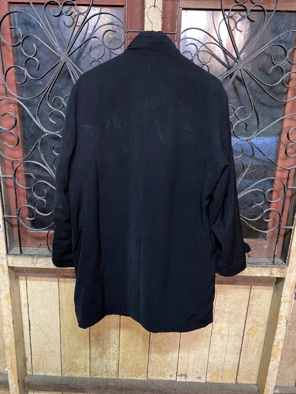 Kansai Yamamoto Vintage Kansaiman Linen Coat Size US L / EU 52-54 / 3 - 4 Thumbnail