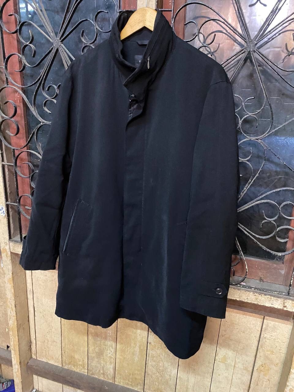 Kansai Yamamoto Vintage Kansaiman Linen Coat Size US L / EU 52-54 / 3 - 2 Thumbnail