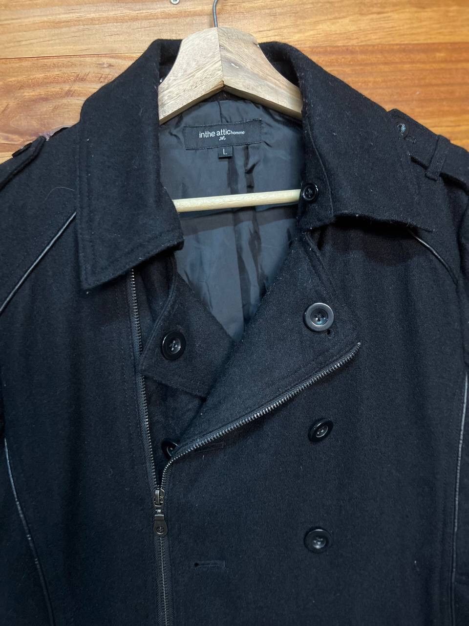 In The Attic IN THE ATTIC HOMME WOOL DOUBLE BREAST JACKET Size US L / EU 52-54 / 3 - 5 Thumbnail