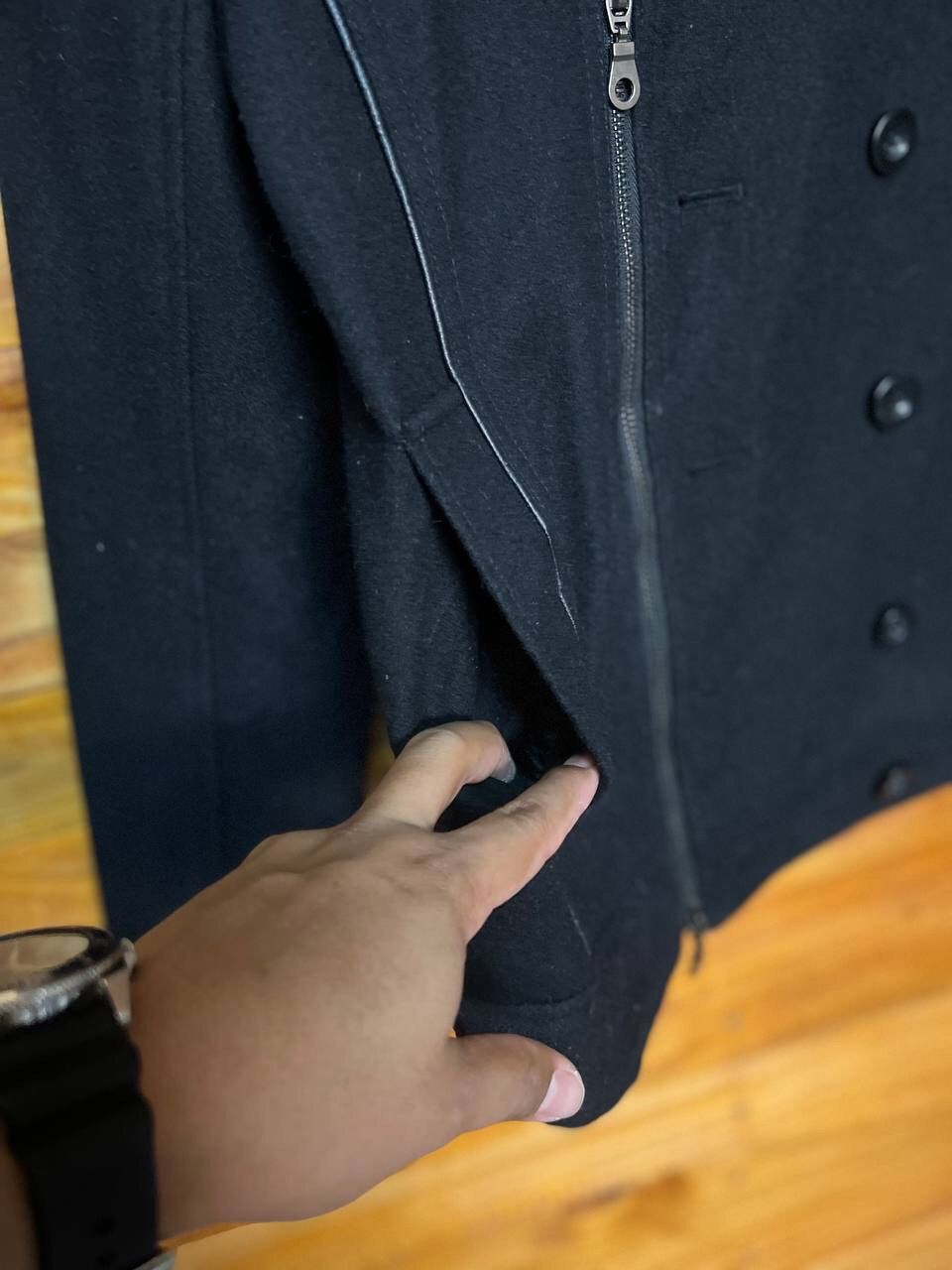 In The Attic IN THE ATTIC HOMME WOOL DOUBLE BREAST JACKET Size US L / EU 52-54 / 3 - 4 Thumbnail
