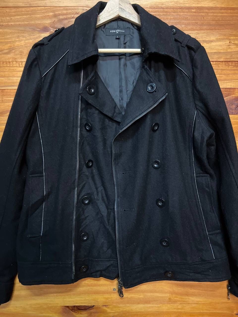 In The Attic IN THE ATTIC HOMME WOOL DOUBLE BREAST JACKET Size US L / EU 52-54 / 3 - 7 Thumbnail