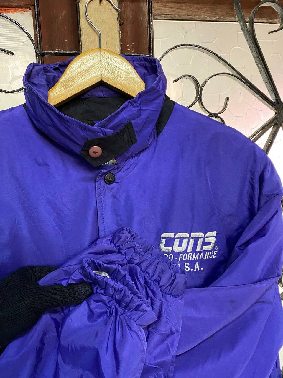 Converse × Vintage Vintage Converse Pro-Formance USA Jacket Size US XL / EU 56 / 4 - 10 Thumbnail