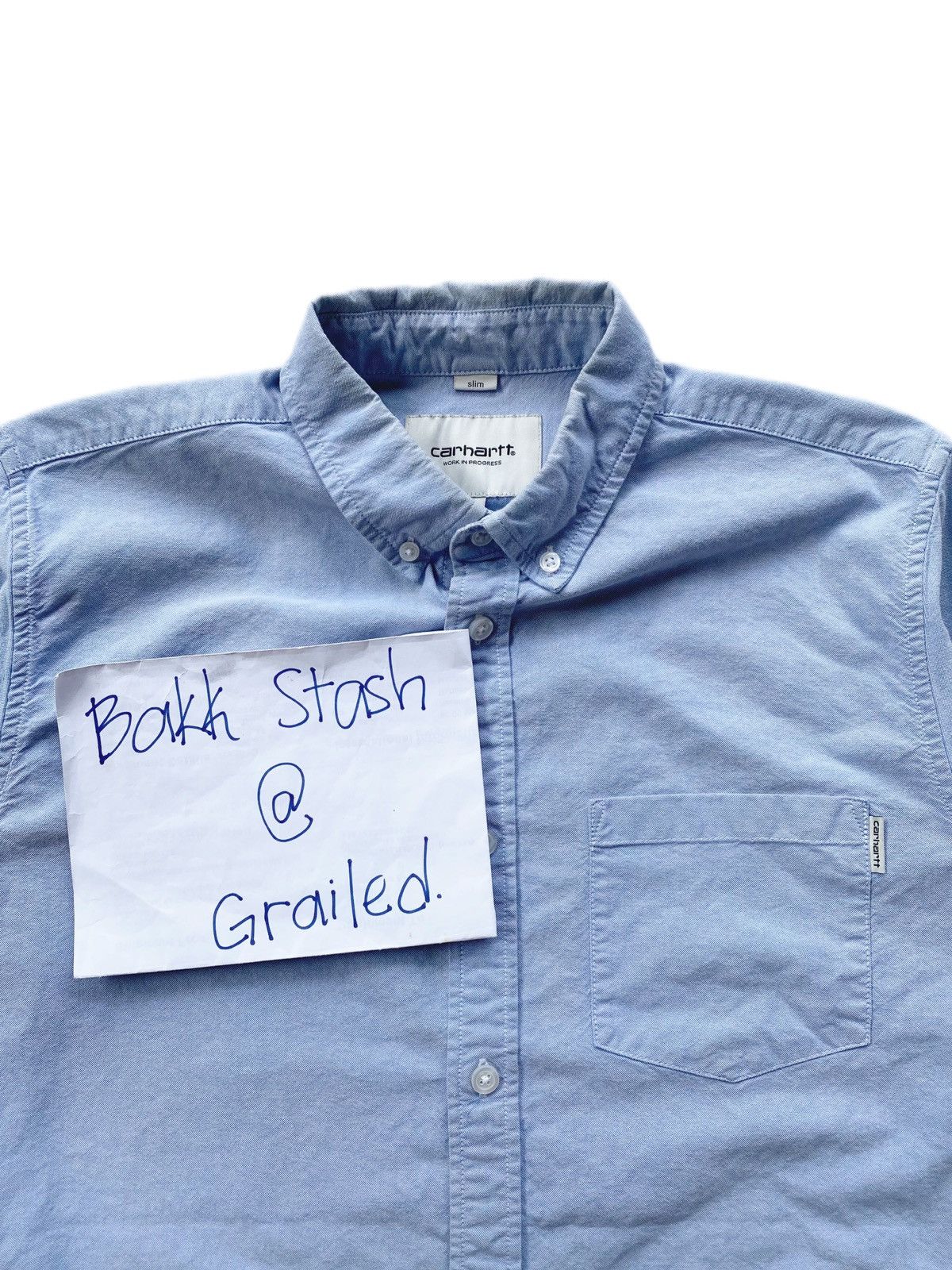 Carhartt Carhartt Wip L/s Alpha Chambray Shirt Size US L / EU 52-54 / 3 - 3 Thumbnail