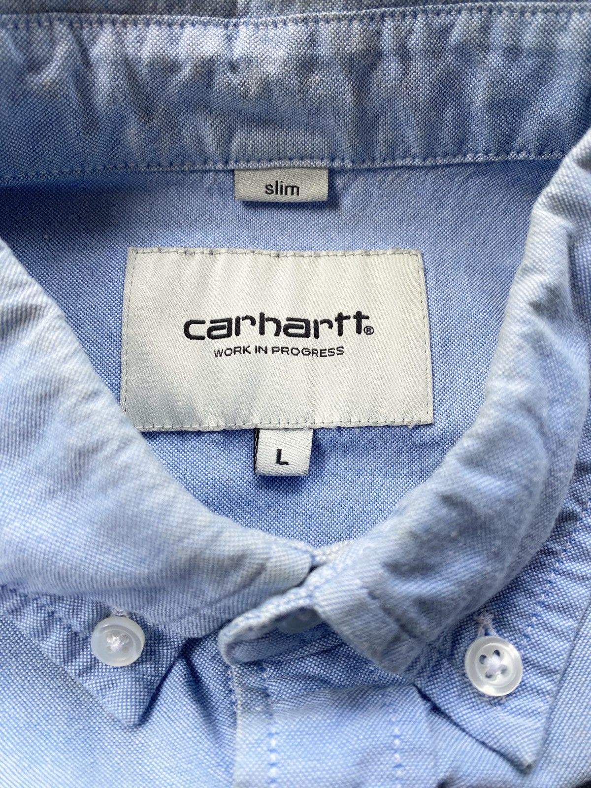 Carhartt Carhartt Wip L/s Alpha Chambray Shirt Size US L / EU 52-54 / 3 - 4 Thumbnail