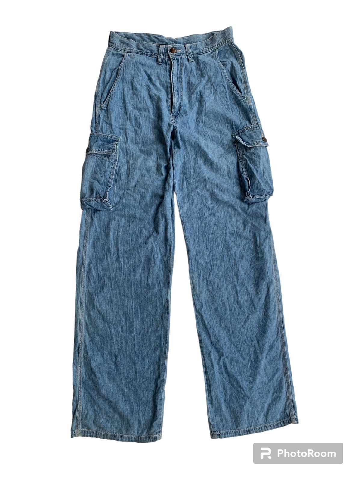 Blue Blue Japan × If Six Was Nine × Tornado Mart Vintage Blue blue japan cargo pants Size US 30 / EU 46 - 1 Thumbnail
