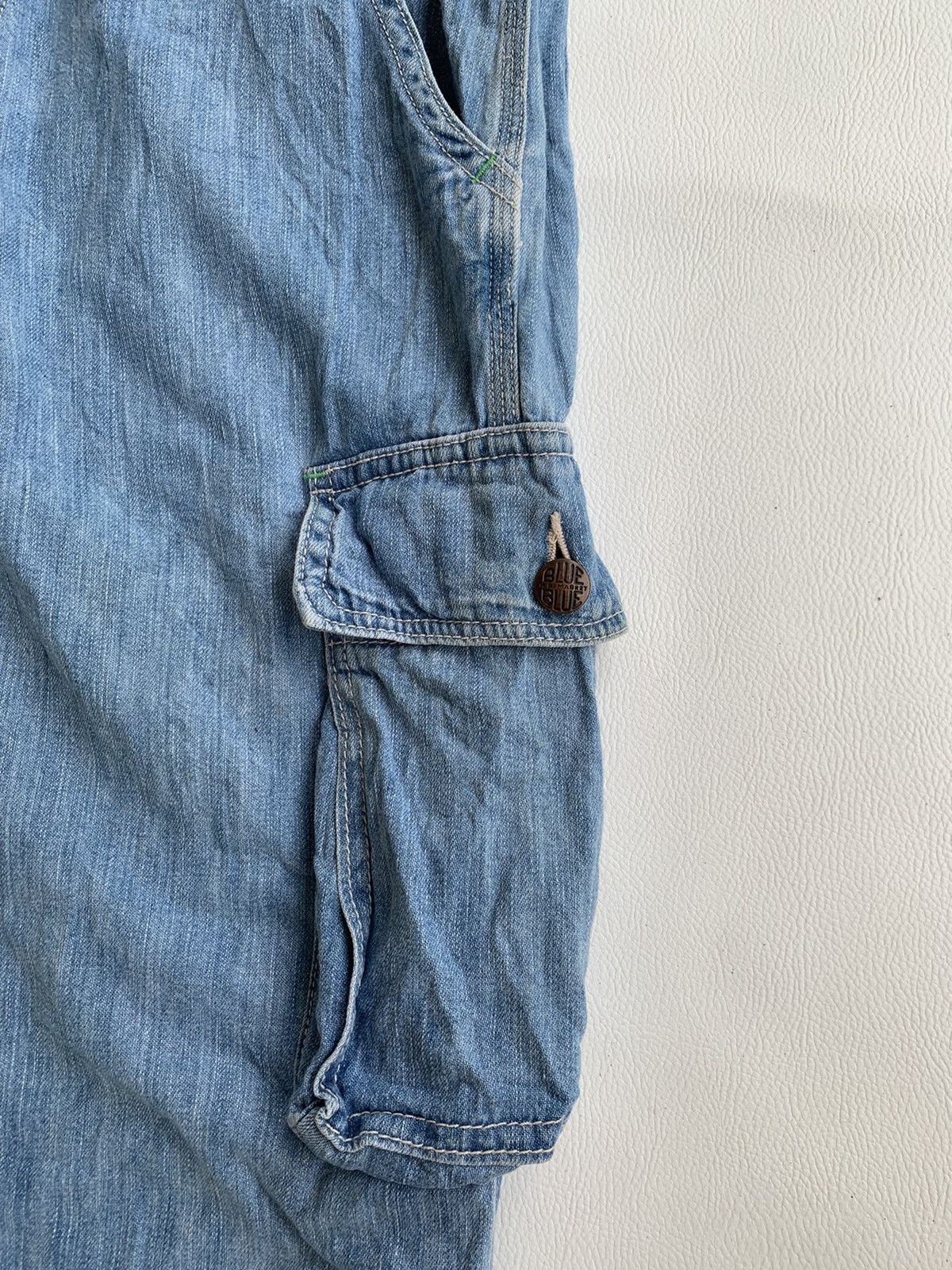 Blue Blue Japan × If Six Was Nine × Tornado Mart Vintage Blue blue japan cargo pants Size US 30 / EU 46 - 4 Thumbnail