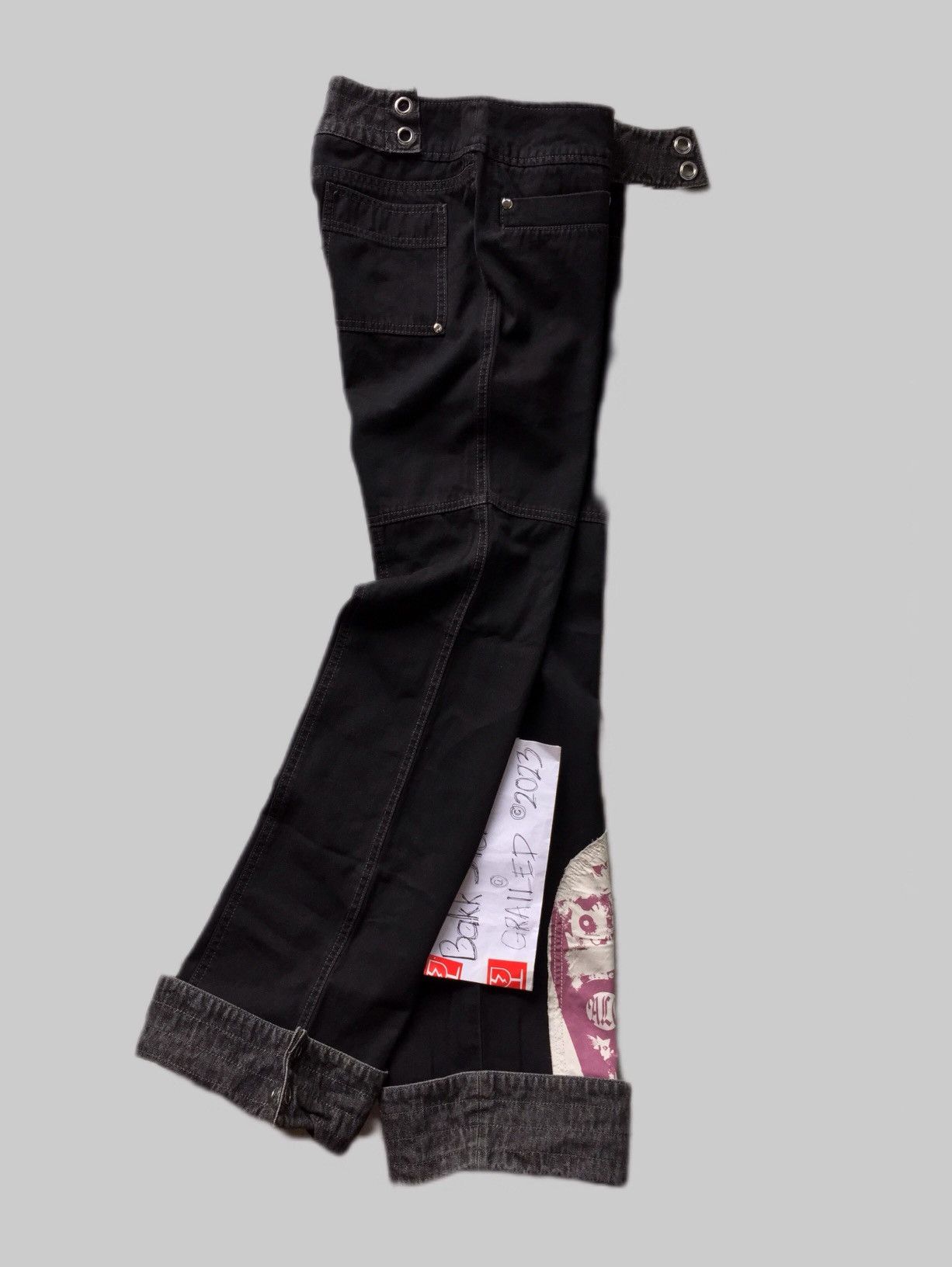 Japanese Brand Rare Y2K Japanese Seditionaries Algonquins Patch Flare Pants Size US 28 / EU 44 - 14 Thumbnail