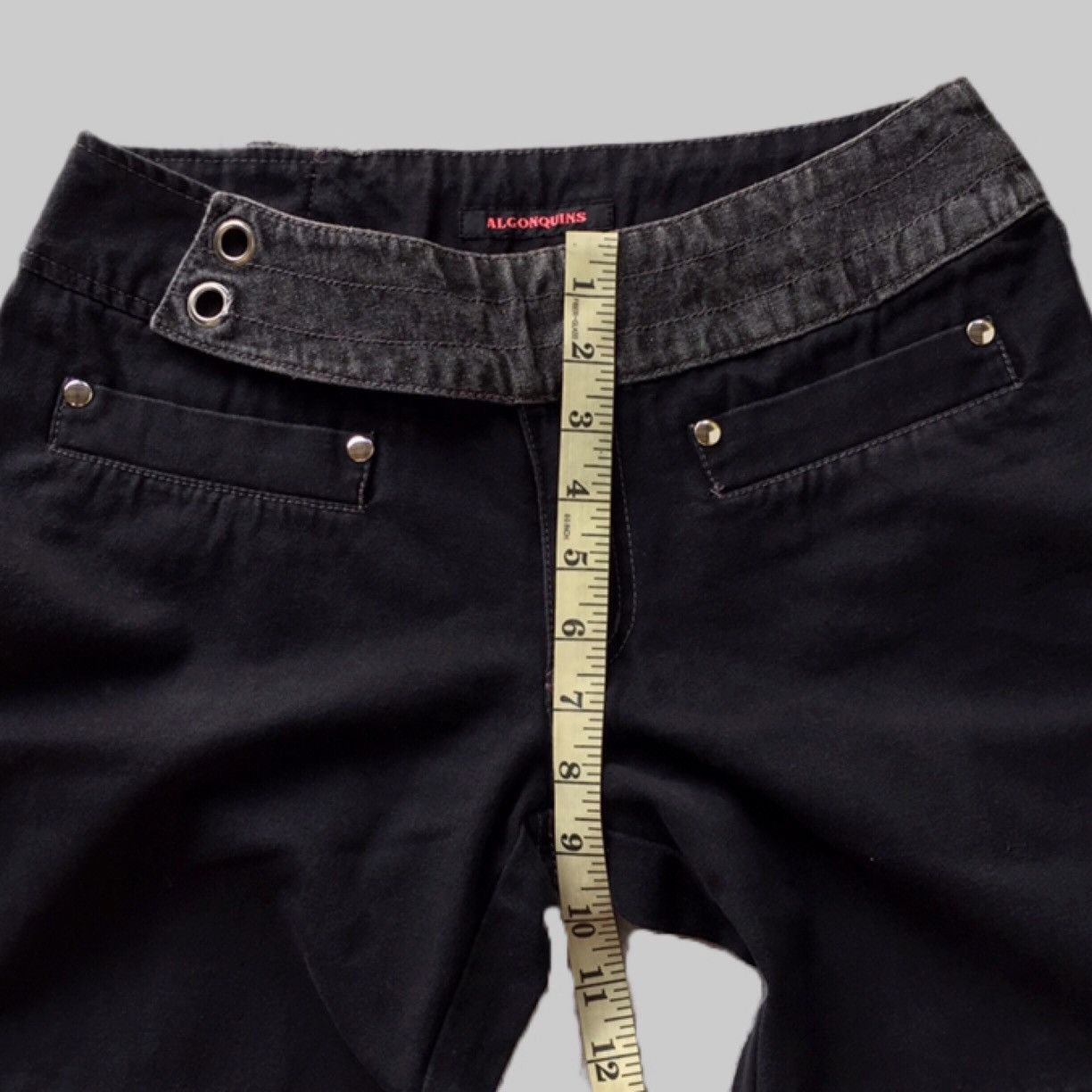 Japanese Brand Rare Y2K Japanese Seditionaries Algonquins Patch Flare Pants Size US 28 / EU 44 - 10 Thumbnail