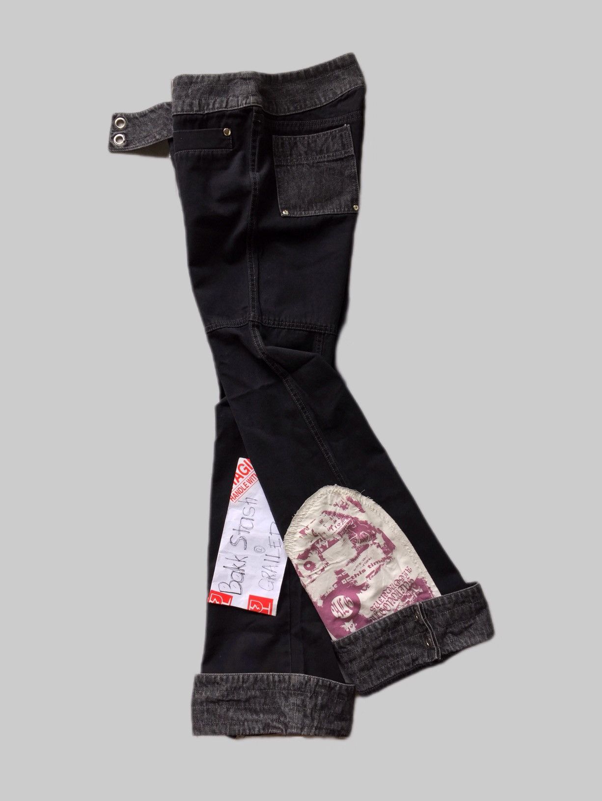 Japanese Brand Rare Y2K Japanese Seditionaries Algonquins Patch Flare Pants Size US 28 / EU 44 - 13 Thumbnail