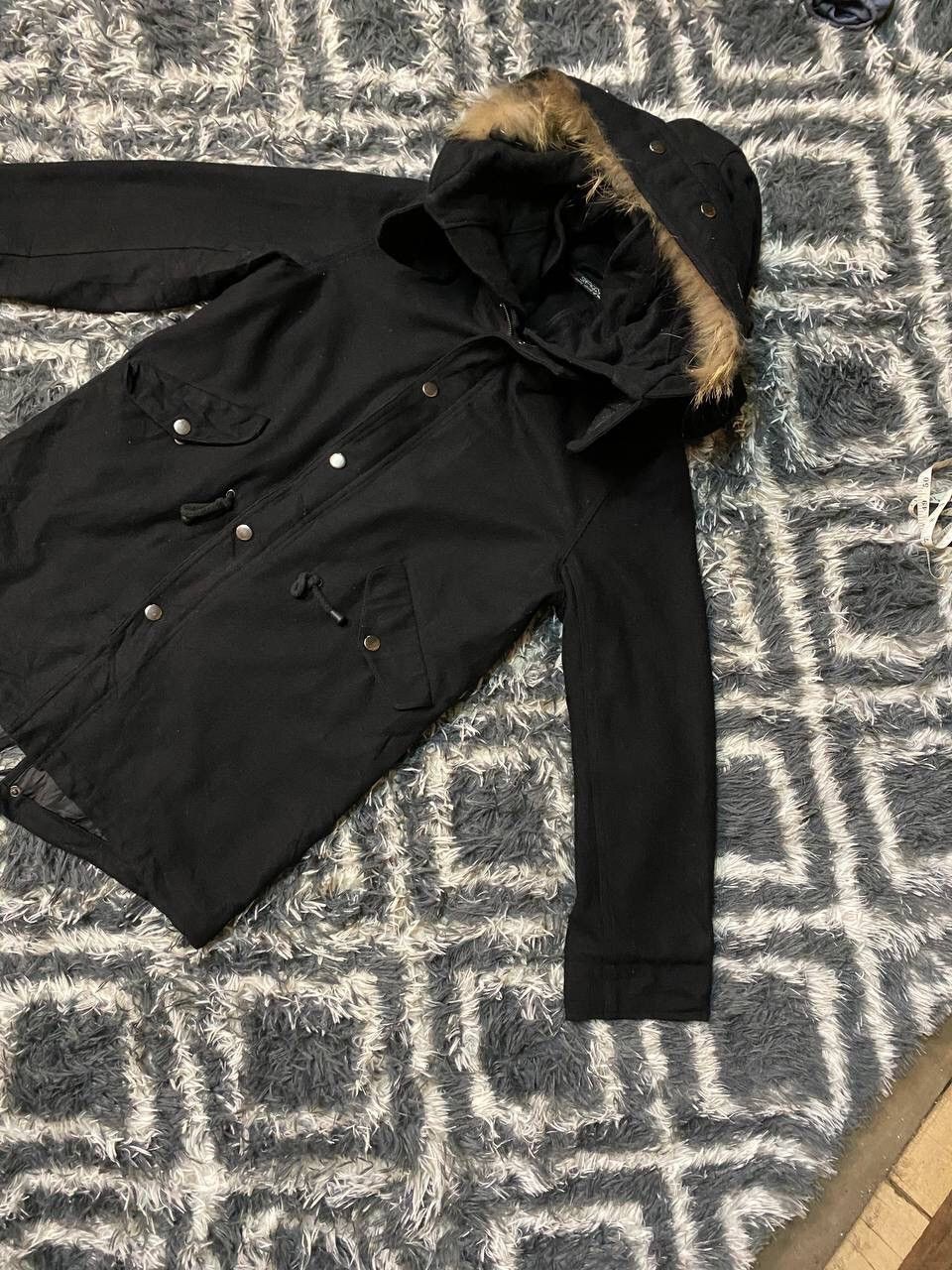 Japanese Brand Shaggy Removesible Hood Fishtail Wool Parka Size US M / EU 48-50 / 2 - 9 Thumbnail