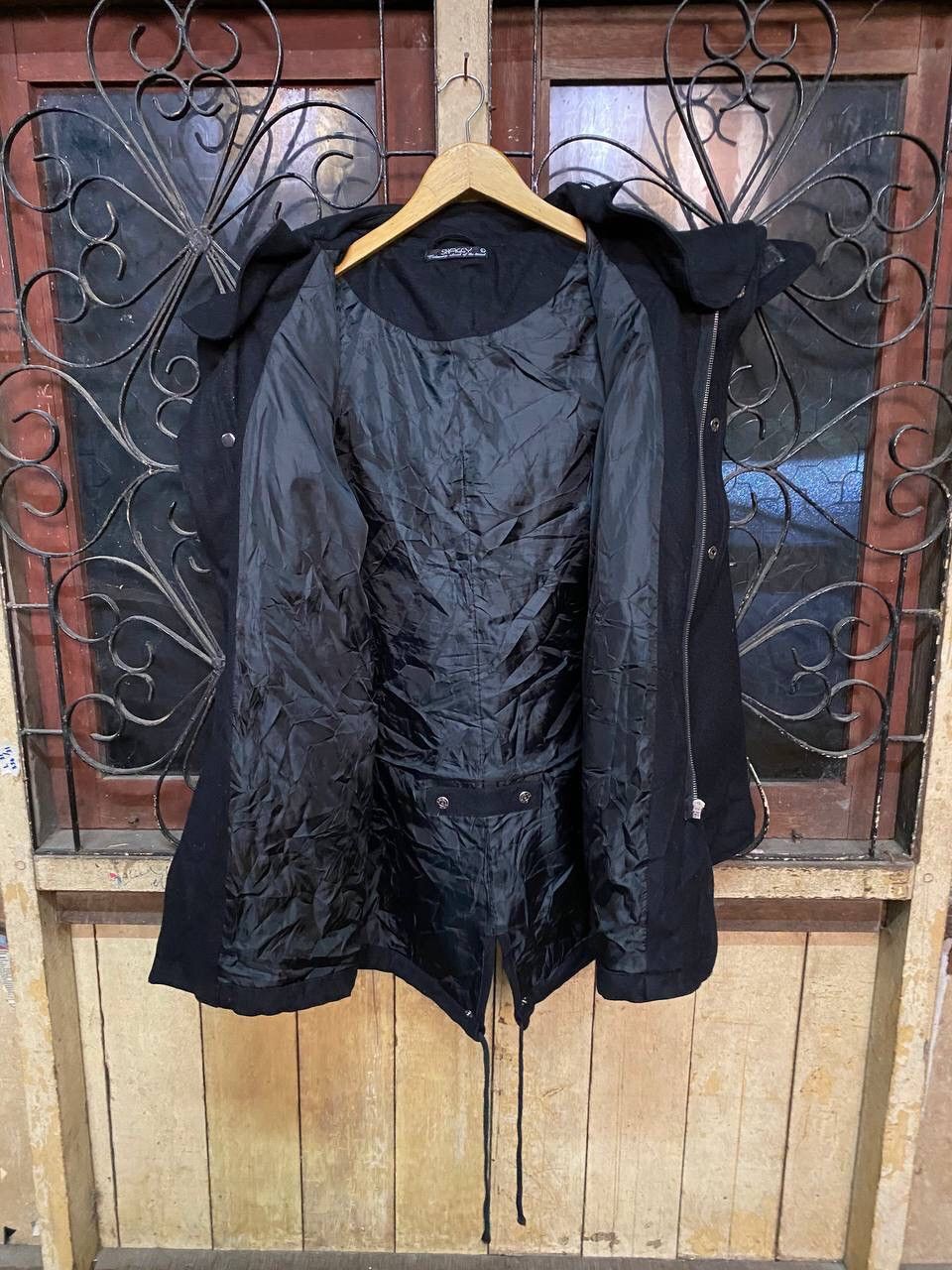 Japanese Brand Shaggy Removesible Hood Fishtail Wool Parka Size US M / EU 48-50 / 2 - 7 Thumbnail