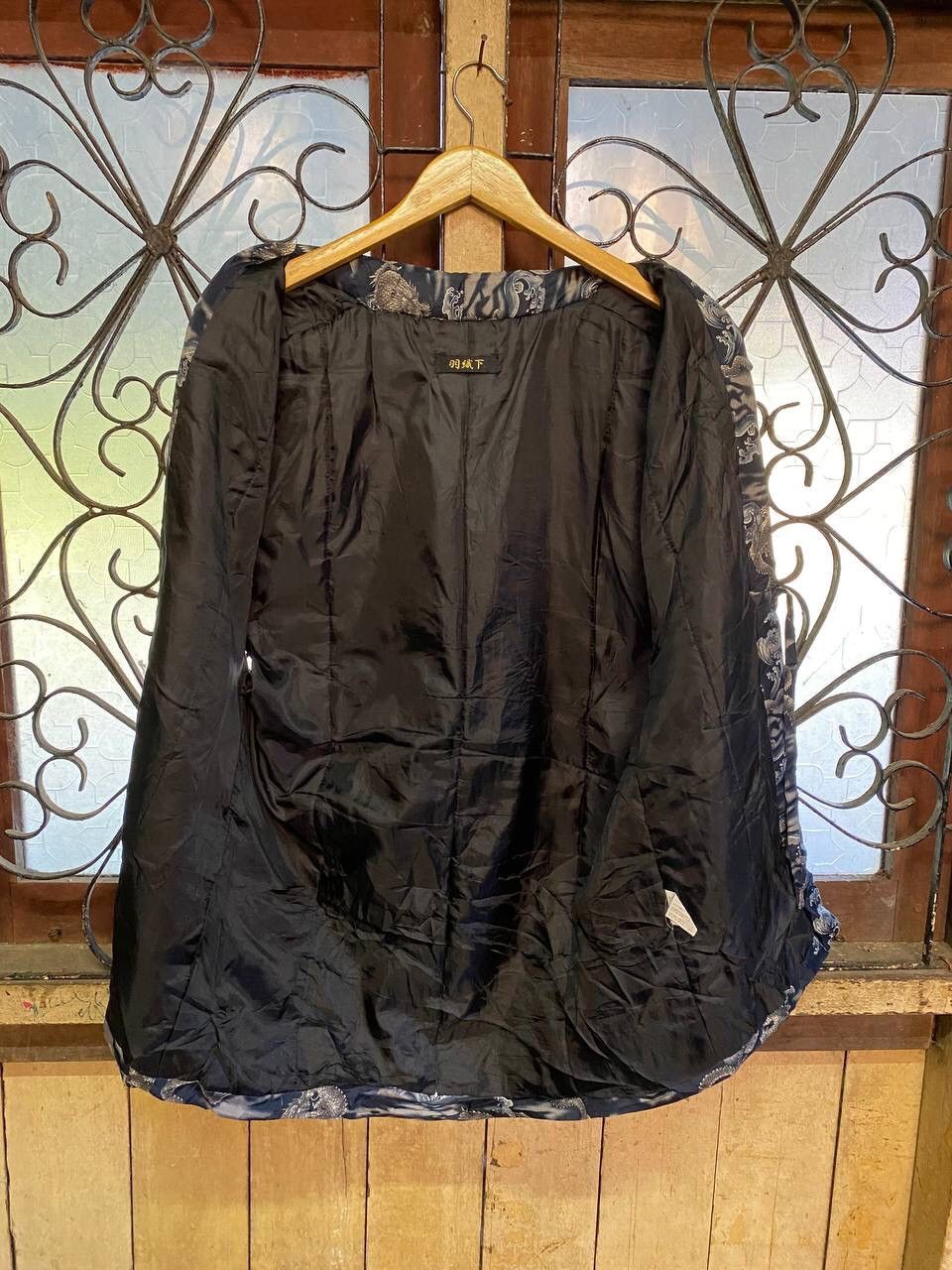 Japanese Brand Vintage Japanese Dragon Kimono Vest Jacket Full Print Size US S / EU 44-46 / 1 - 9 Thumbnail