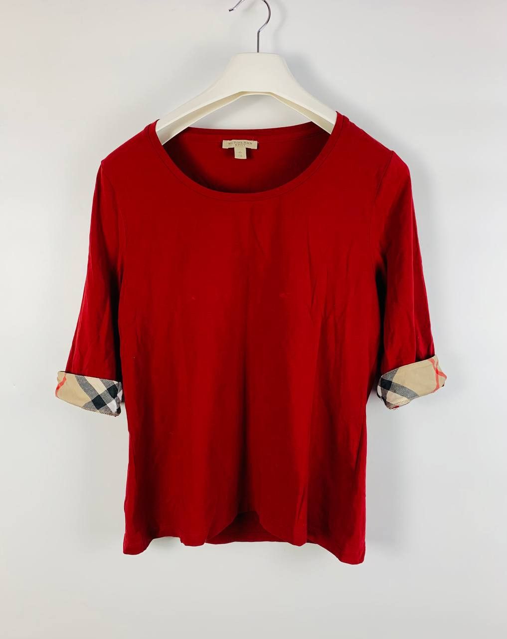 Burberry Burberry Brit blouse red cotton XL Size XL / US 12-14 / IT 48-50 - 1 Thumbnail