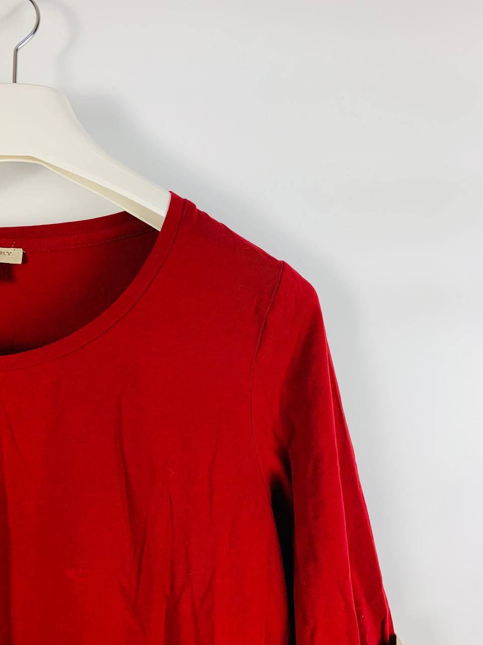 Burberry Burberry Brit blouse red cotton XL Size XL / US 12-14 / IT 48-50 - 4 Thumbnail