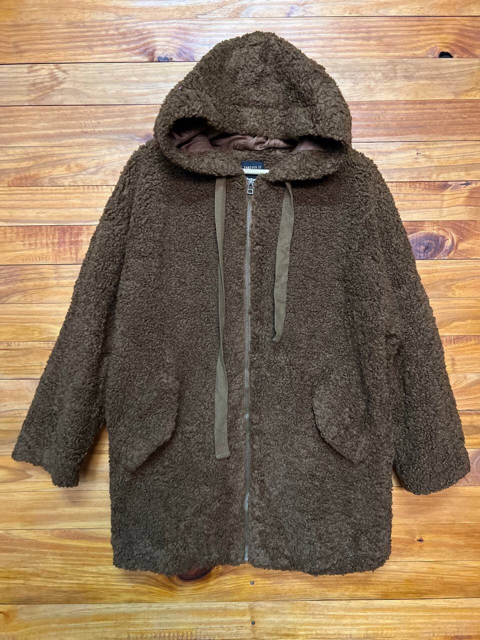 Forever 21 FOREVER 21 HEAVY FLEECE HOODIE Size US S / EU 44-46 / 1 - 1 Thumbnail