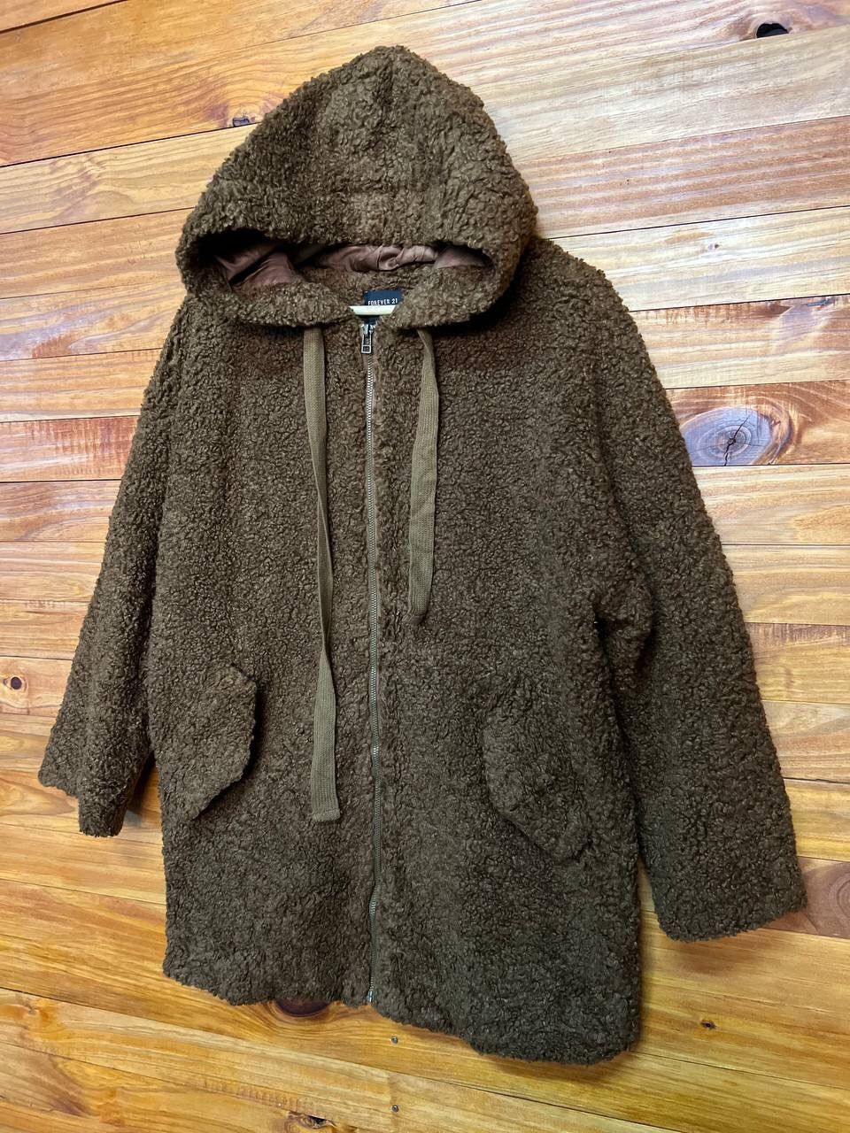 Forever 21 FOREVER 21 HEAVY FLEECE HOODIE Size US S / EU 44-46 / 1 - 3 Thumbnail